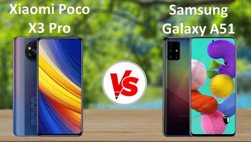 Perbandingan Spesifikasi Poco X3 Pro vs Samsung A51